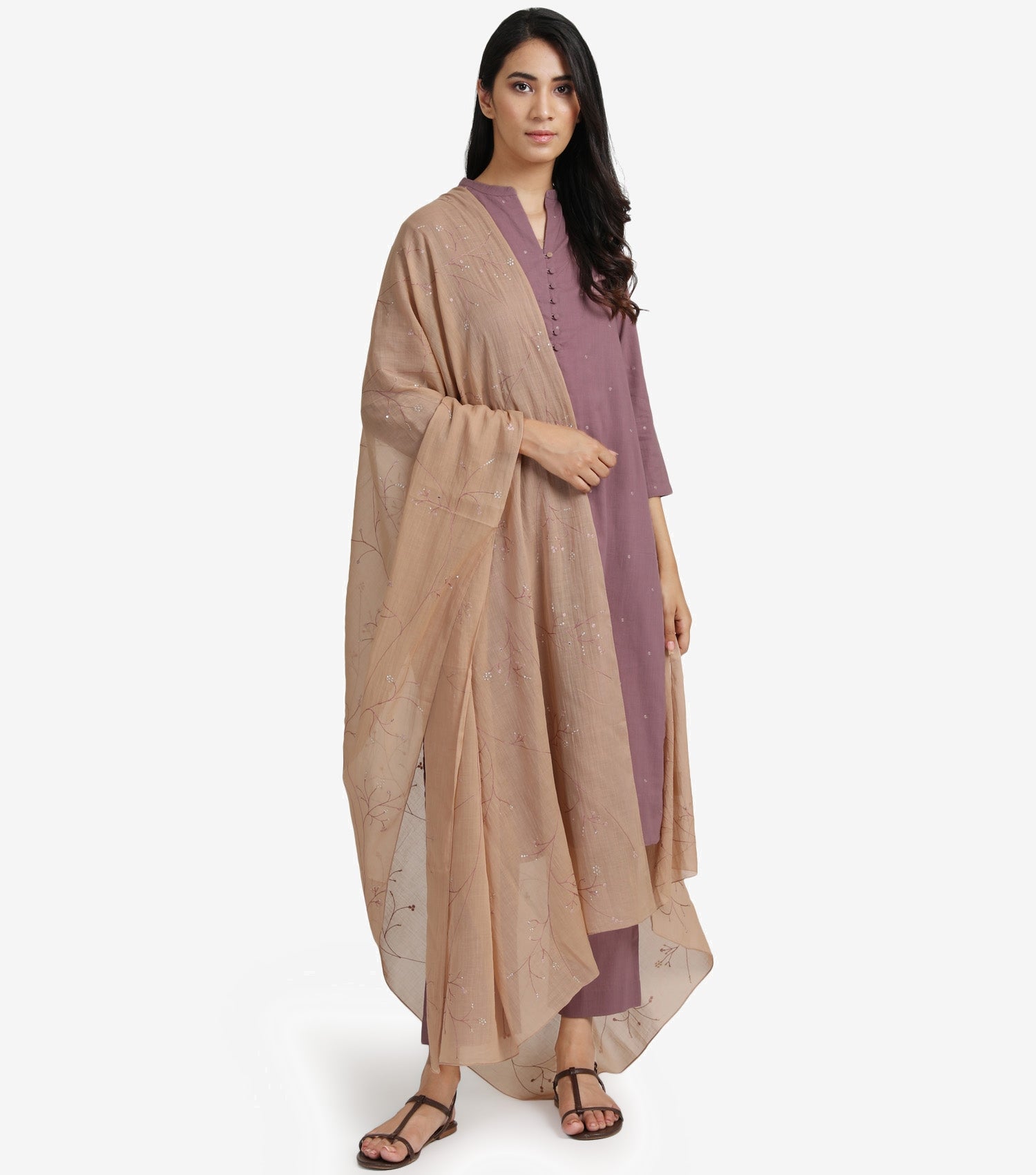 Arohi Mauve Suit Set