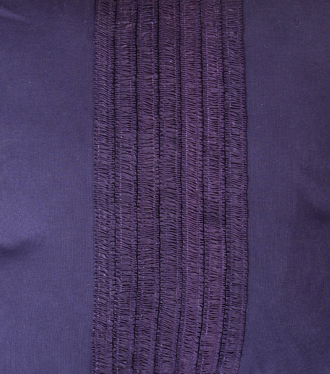 Purple Embroidered Cotton Cushion Cover