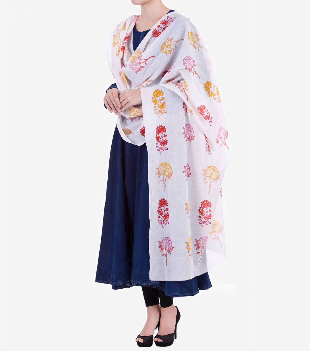 Printed Chanderi Dupatta