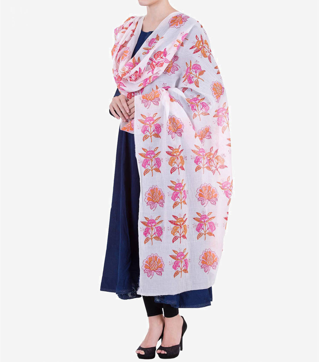 Printed Chanderi Dupatta