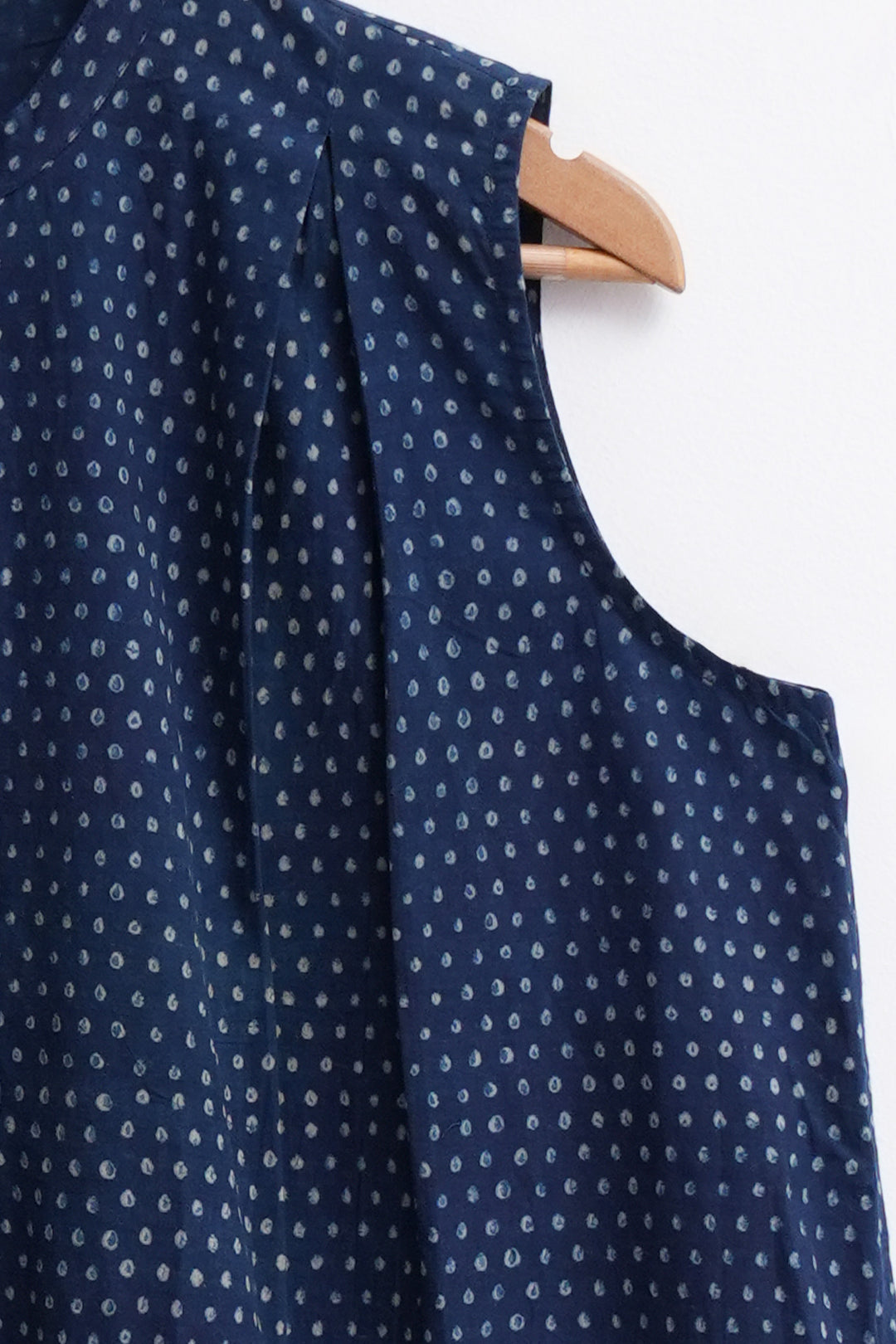 Blue Cotton Printed Tunic