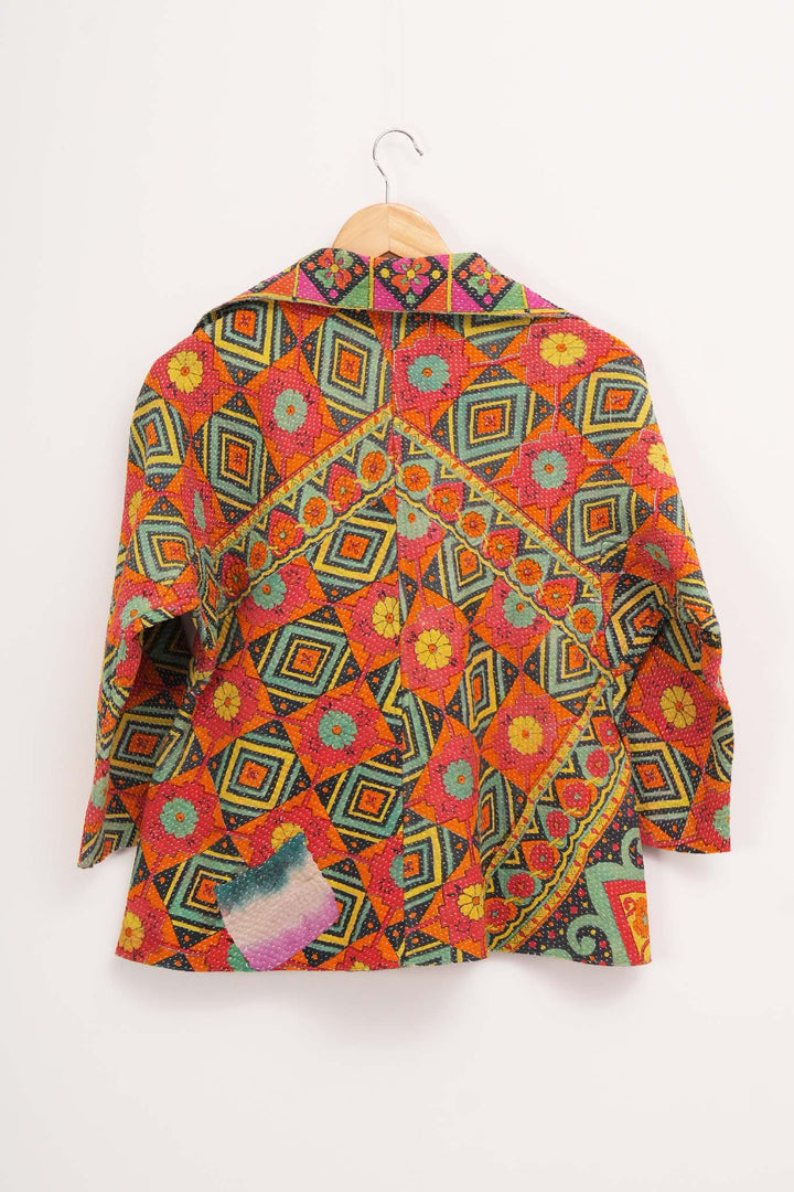 Multi Color Vintage Cotton Kantha Jacket