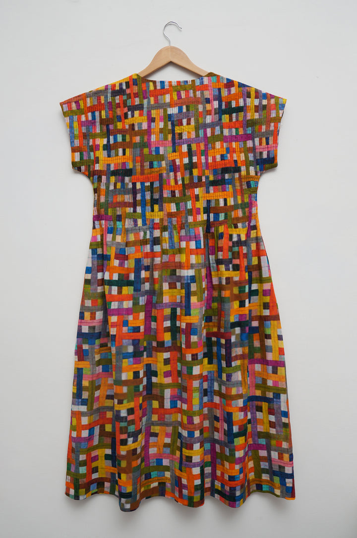 Mosaic Cotton Dress
