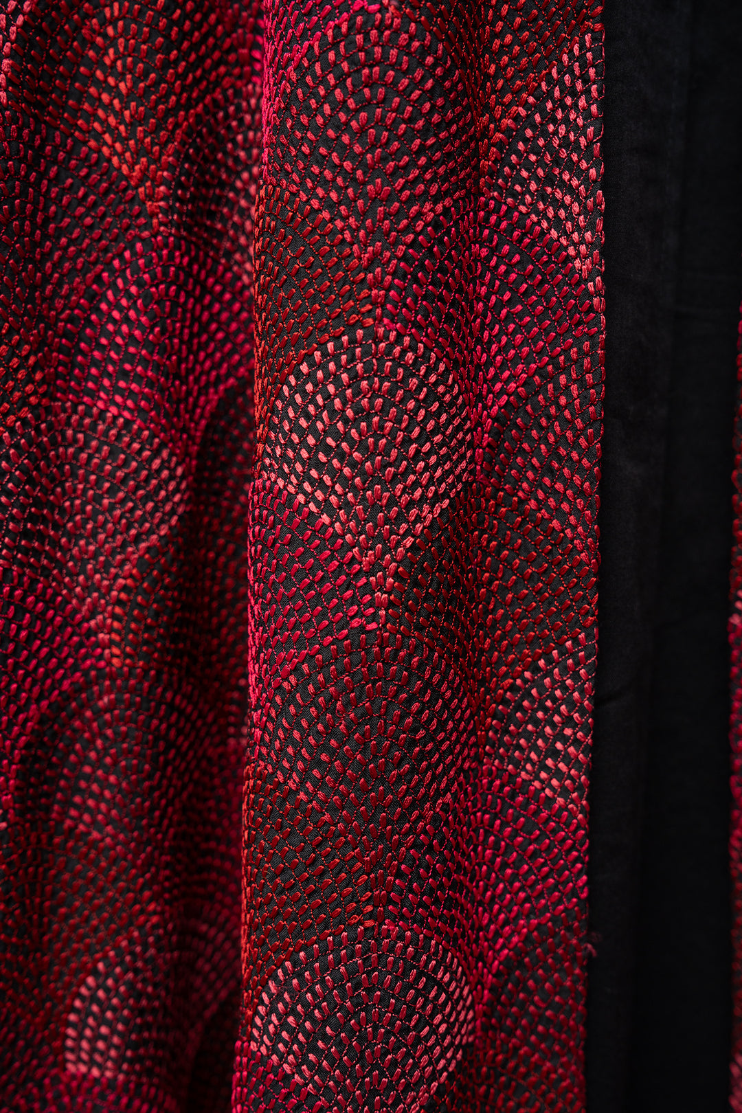 Maroon Embroidered Jacket