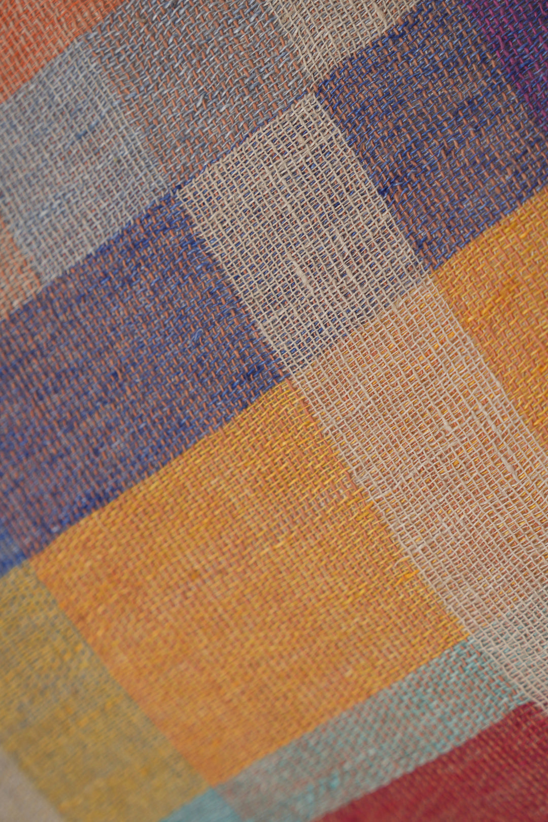 Multi Color Handwoven Cushion Cover