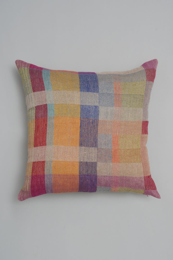 Multi Color Handwoven Cushion Cover