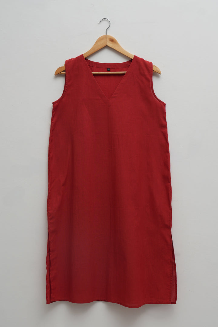 Saffron Shibori Cotton Silk Tunic