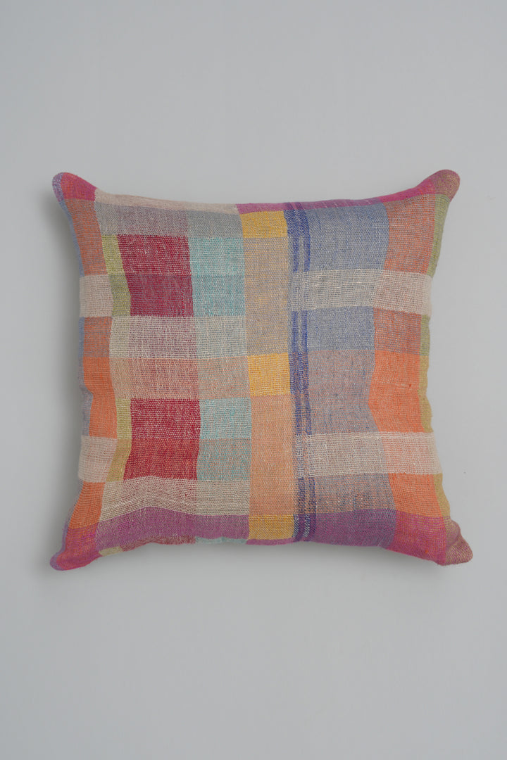 Multi Color Handwoven Cushion Cover
