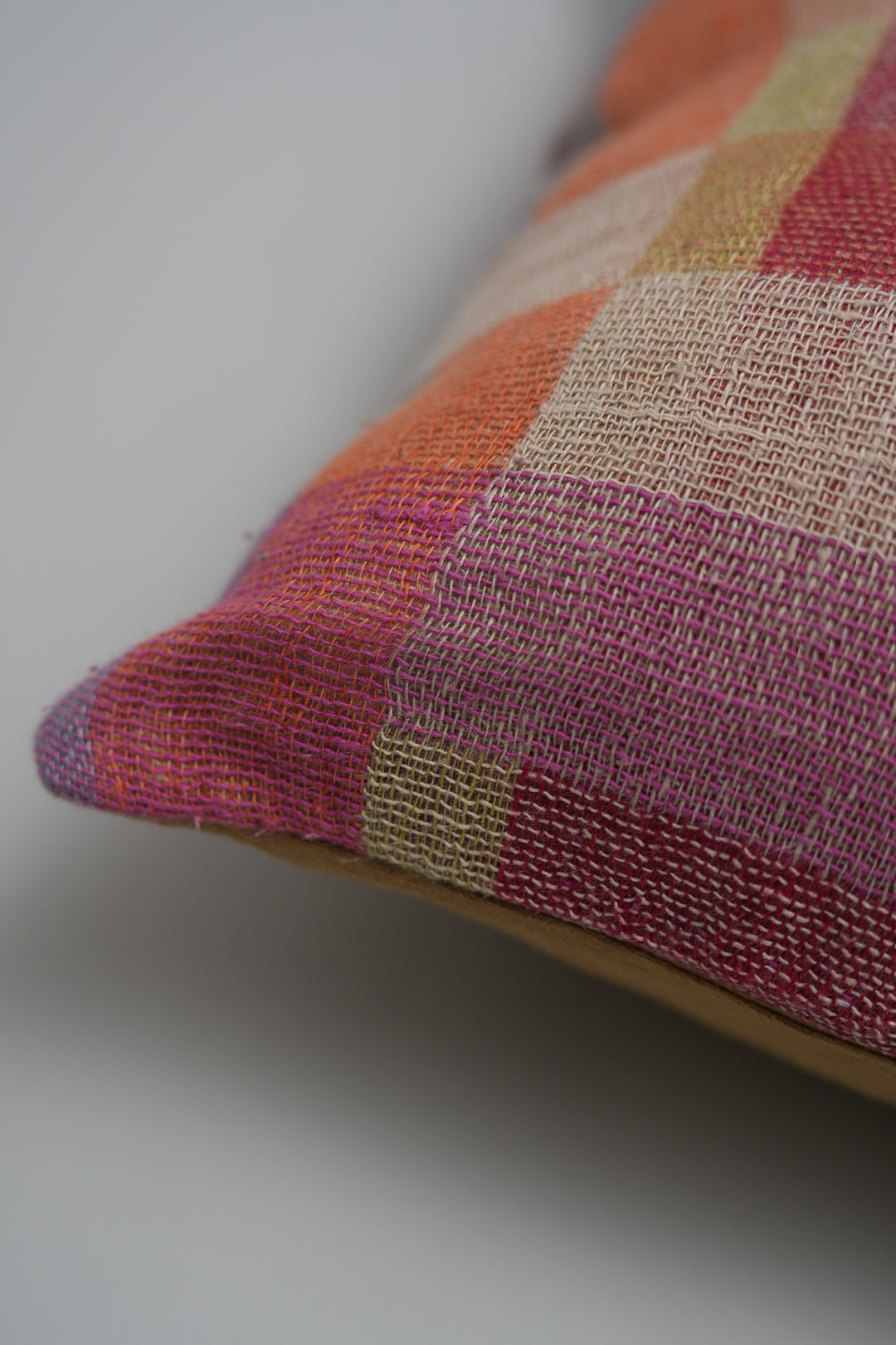Multi Color Handwoven Cushion Cover
