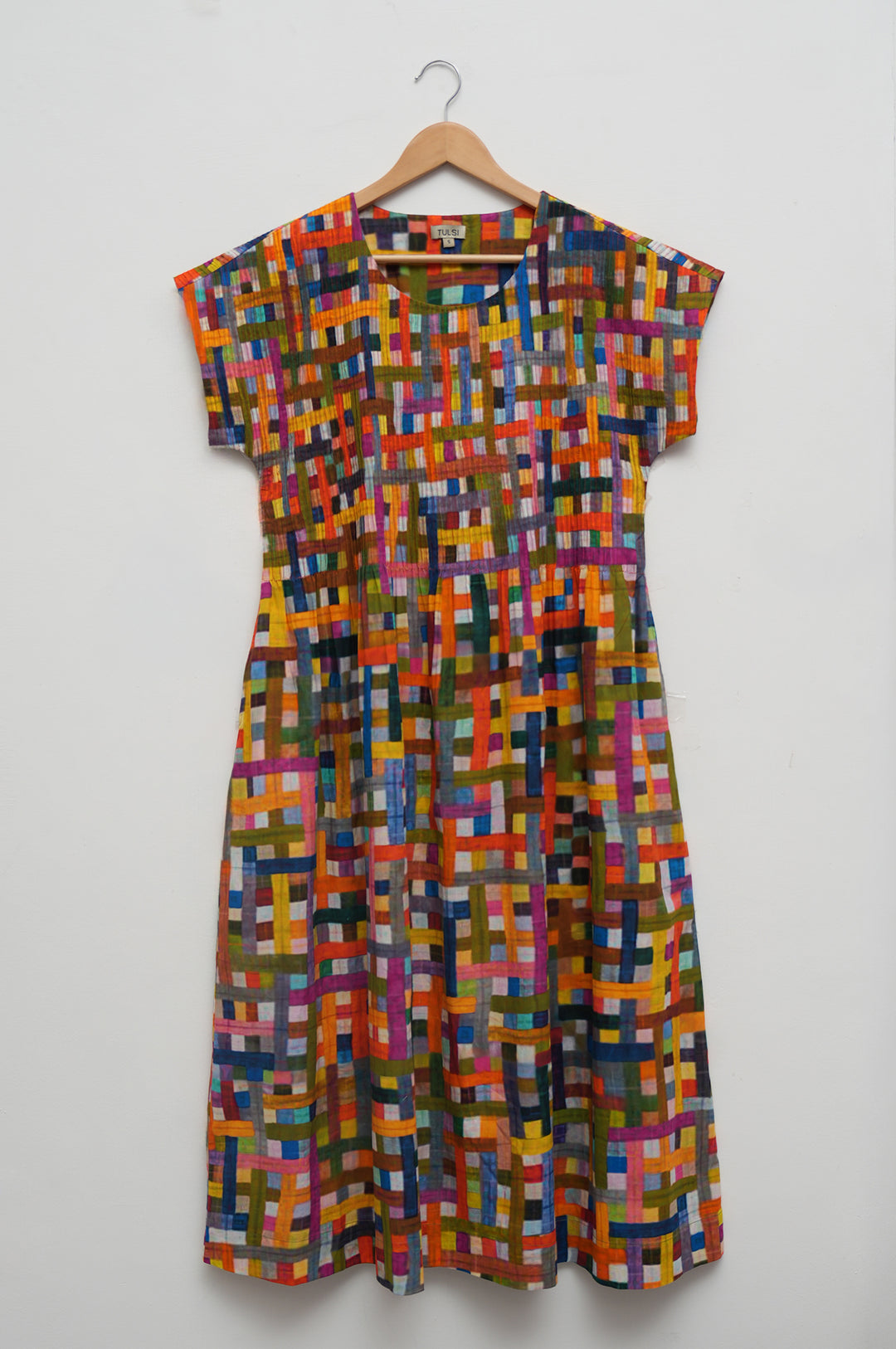 Mosaic Cotton Dress