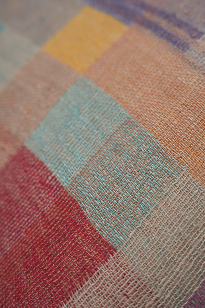 Multi Color Handwoven Cushion Cover