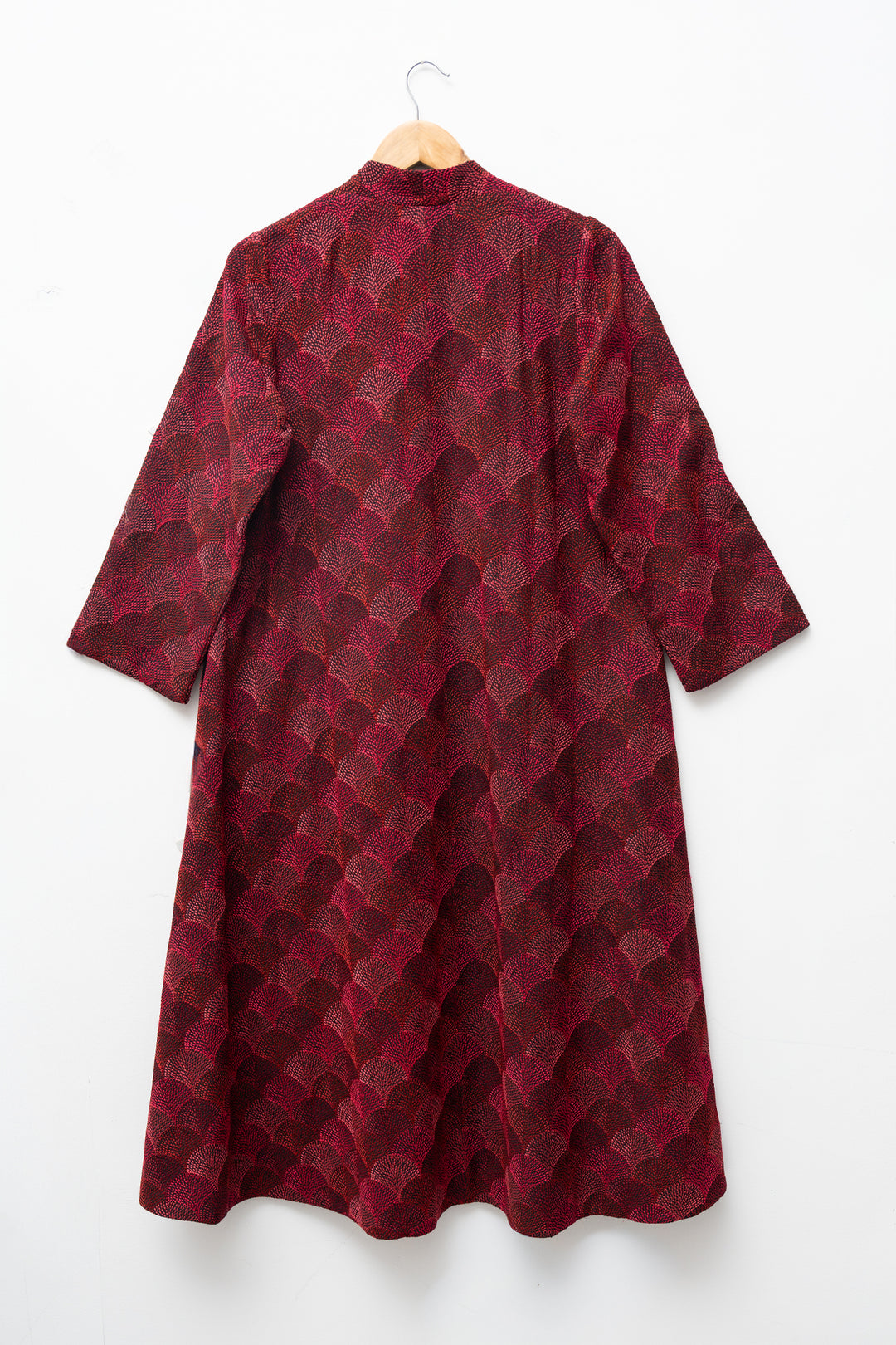 Maroon Embroidered Jacket