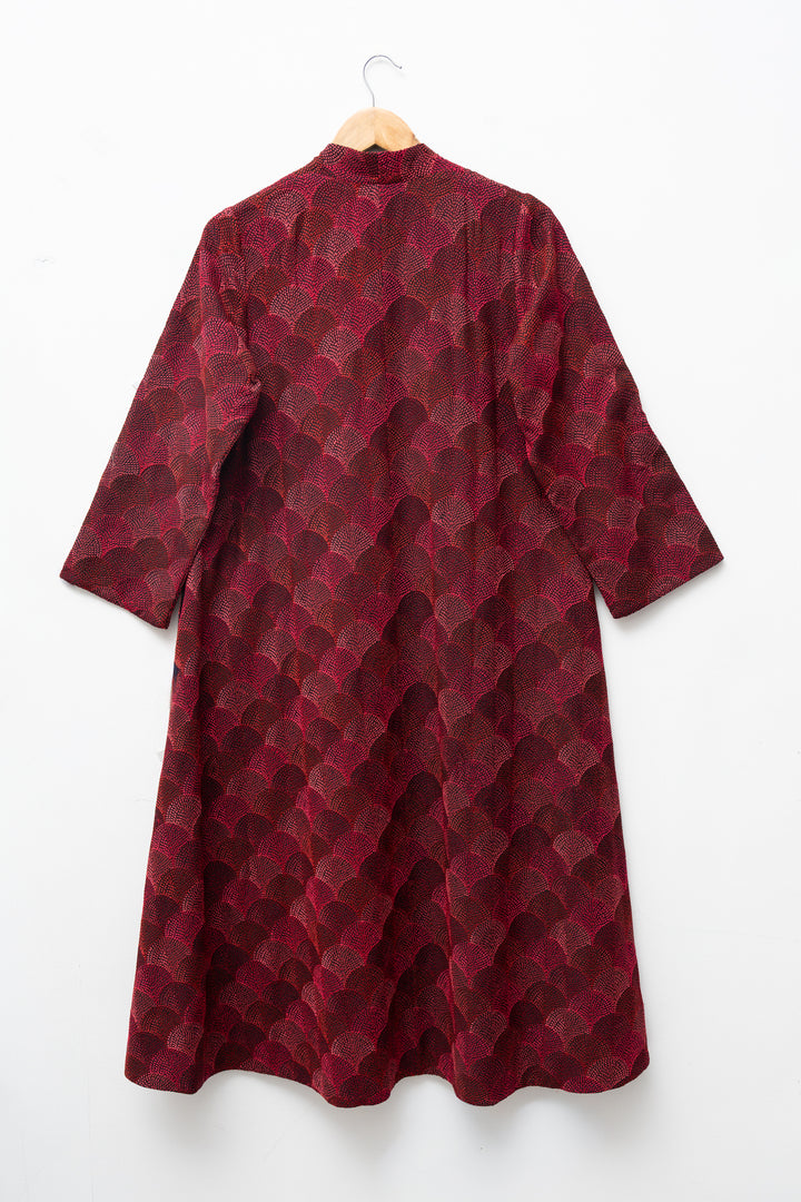 Maroon Embroidered Jacket