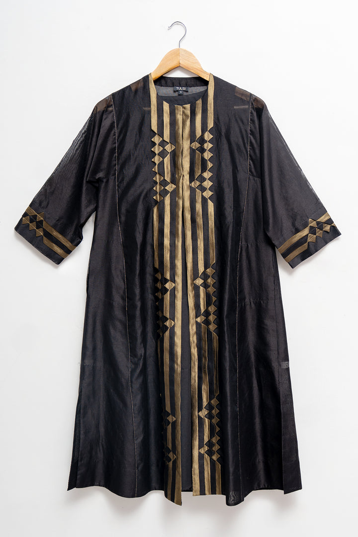 Origami Noir Pleated Cape Set