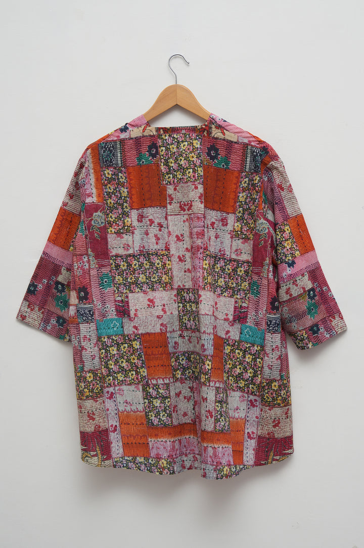 Patchwork Print Cotton Shirt