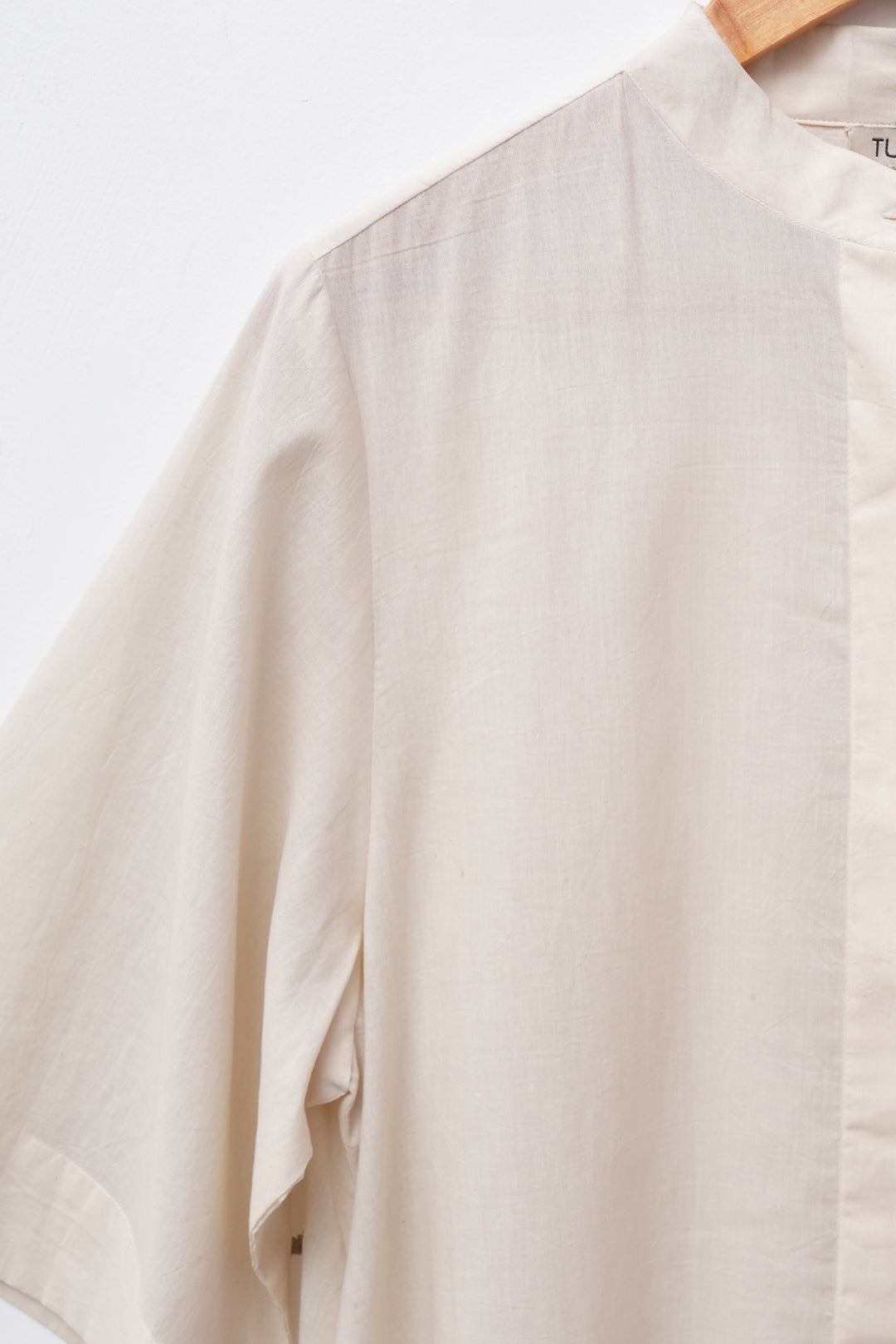 Natural Cotton Shirt Dress