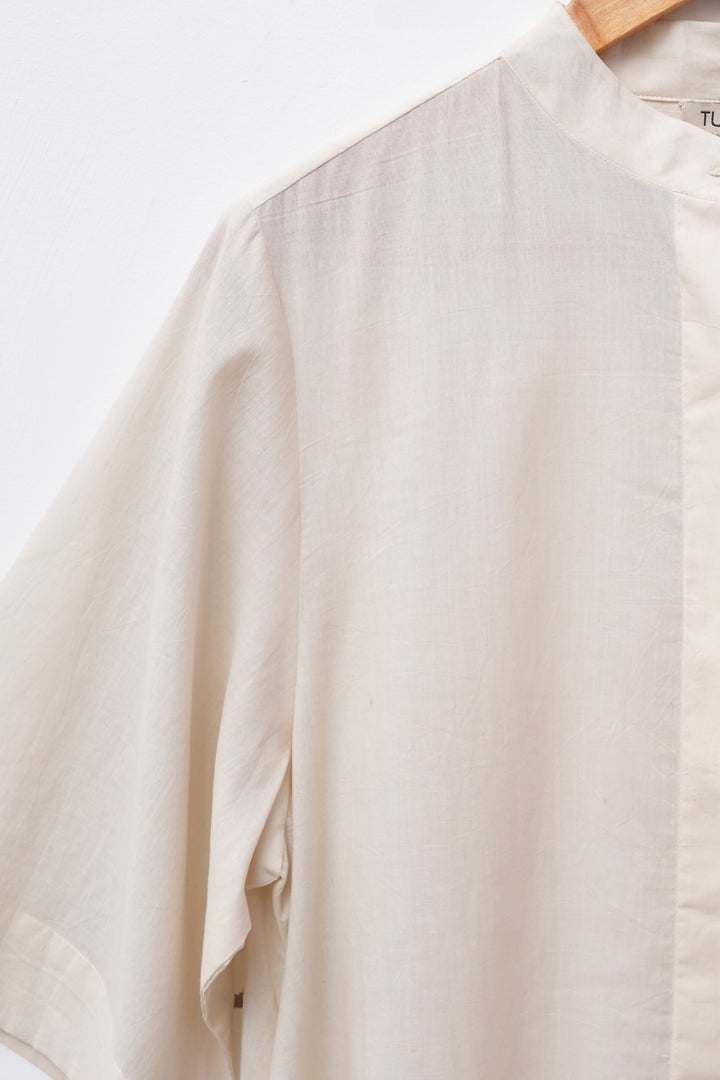 Natural Cotton Shirt Dress