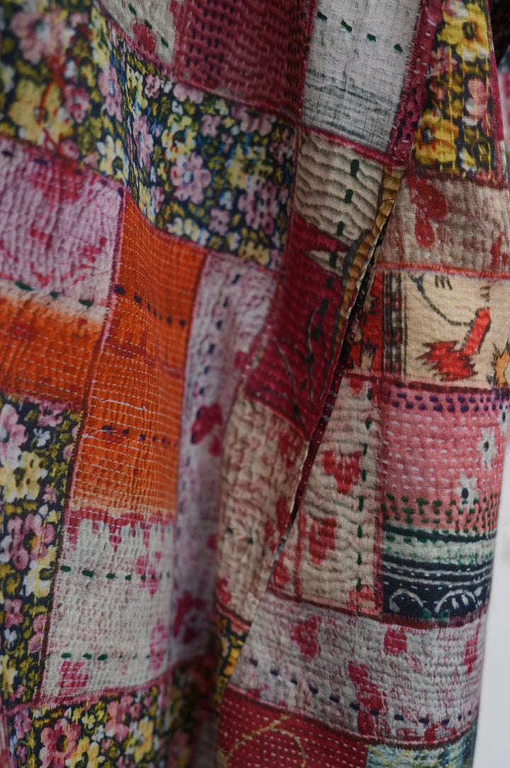 Patchwork Print Cotton Shirt