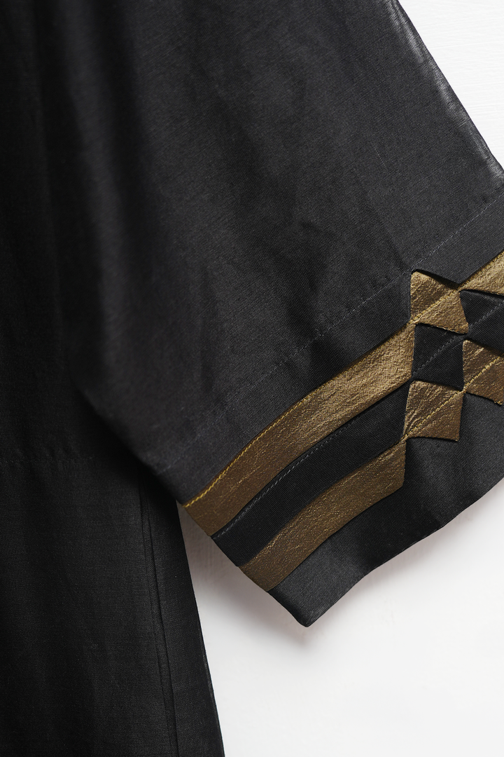 Origami Noir Pleated Cape Set