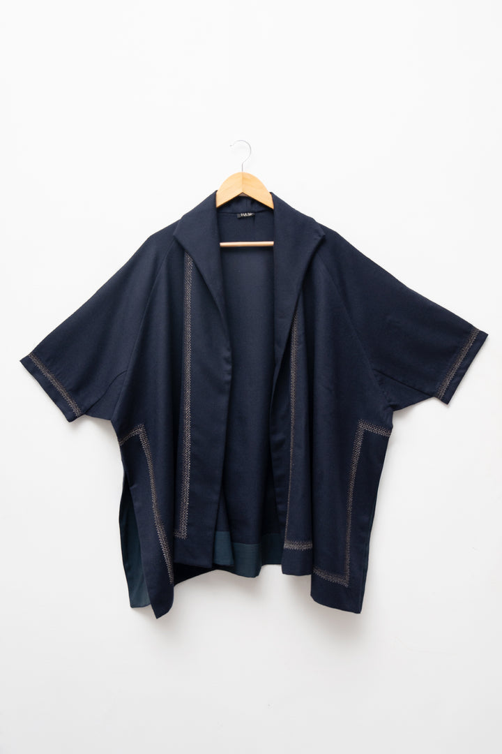 Navy wool jacket