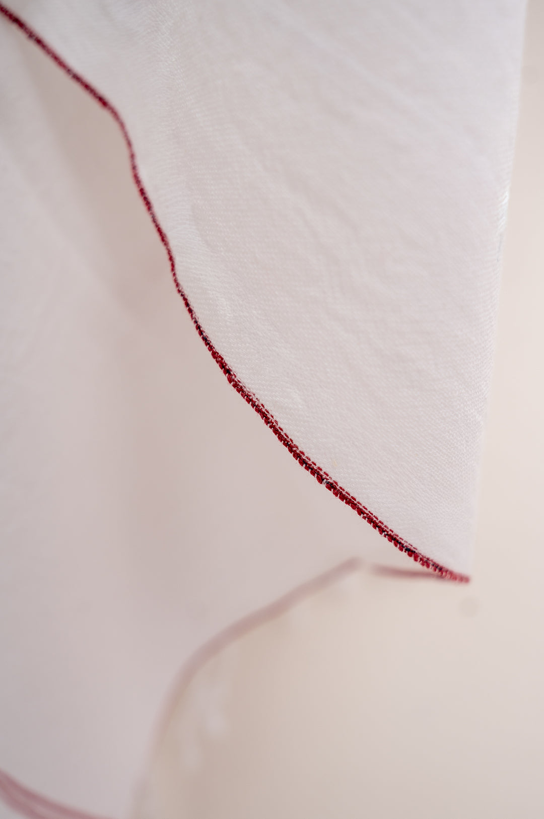 Handwoven Cotton Towel with Signature Red Selvedge