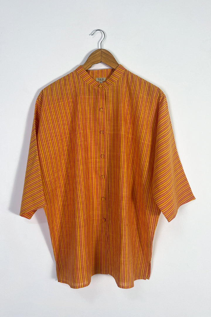 Orange Cotton Shirt