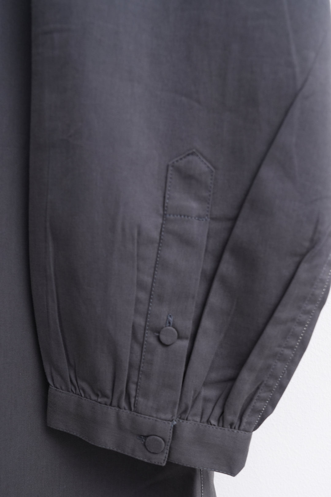 Grey Poplin Dress