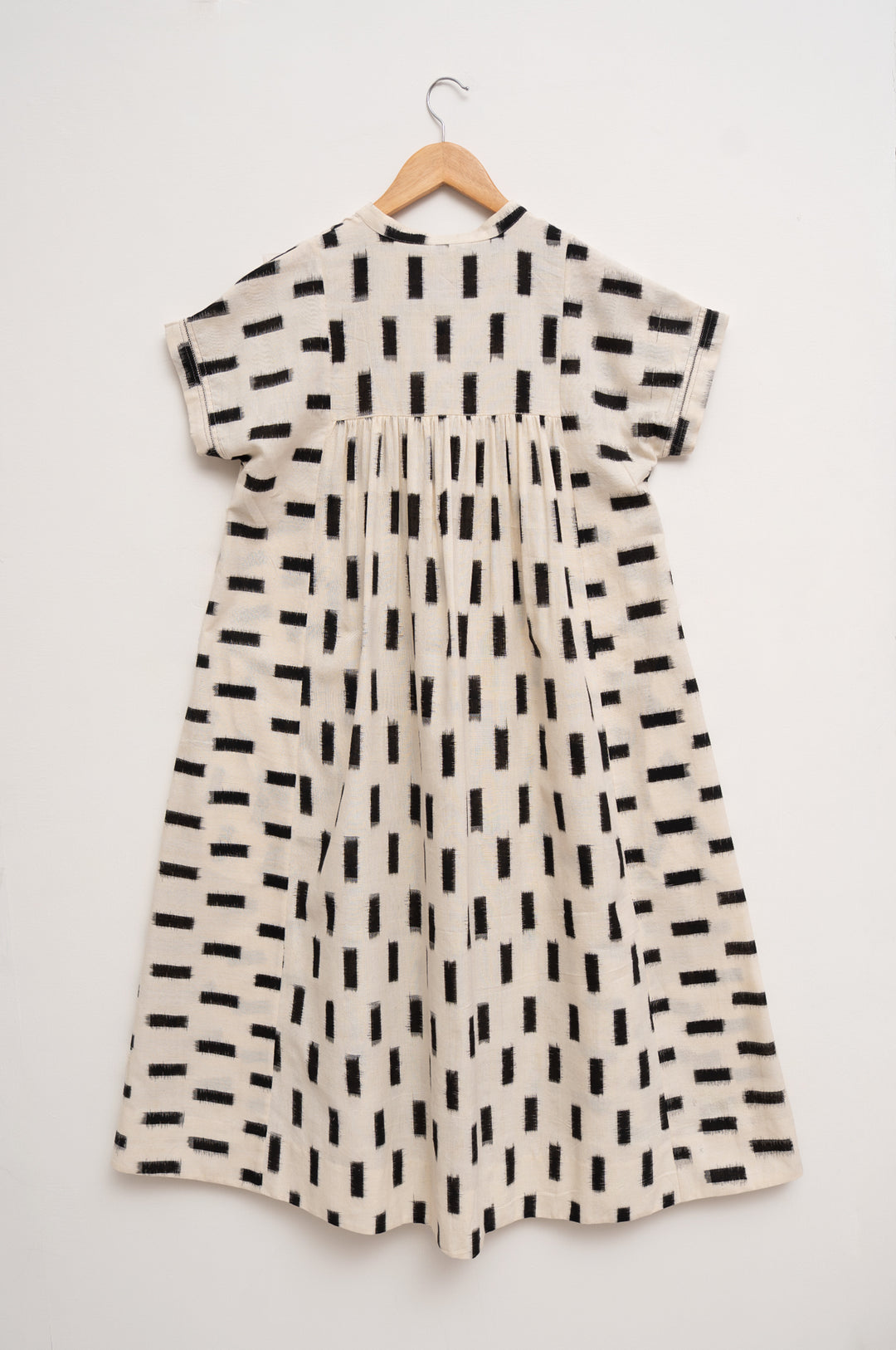 Black & White Double Ikat Dress