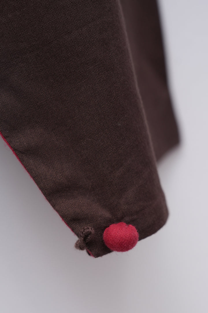 Brown Cotton Dress