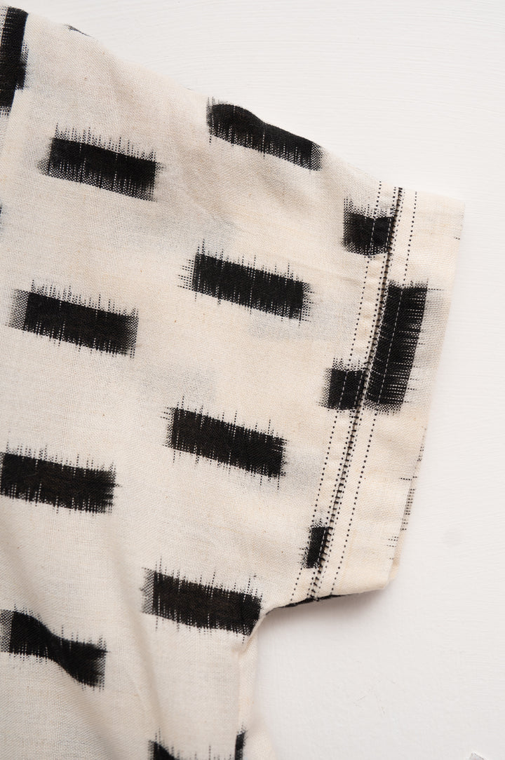 Black & White Double Ikat Dress
