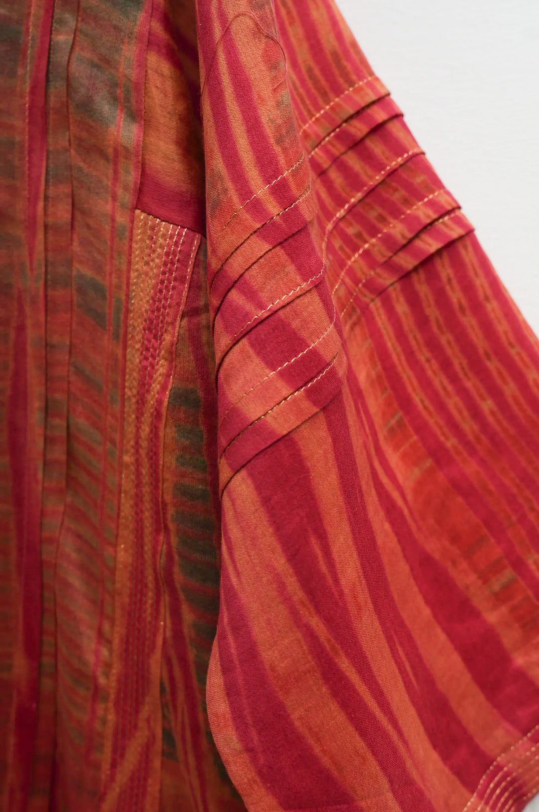 Rust Red Shibori Co-ord Set
