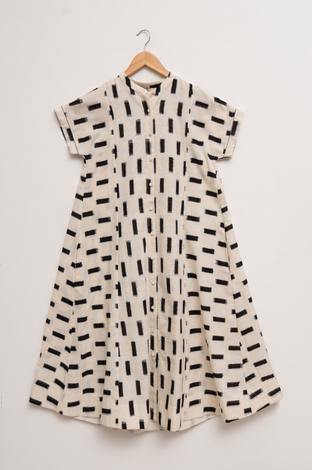 Black & White Double Ikat Dress