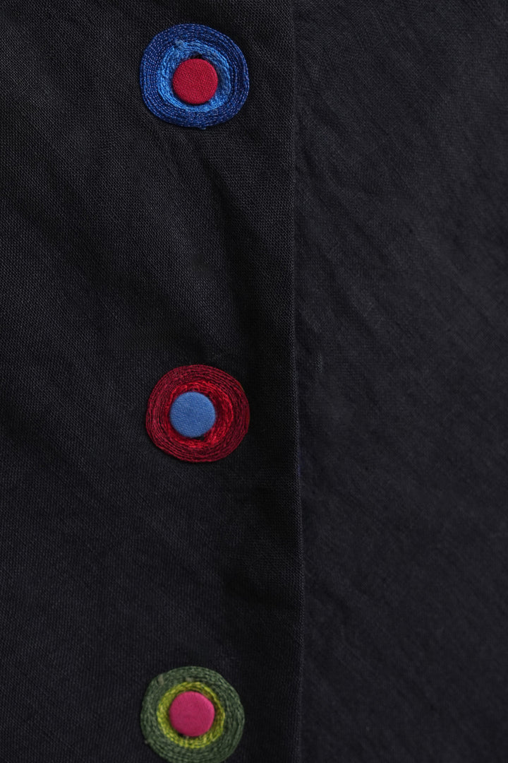 Black Linen Tunic