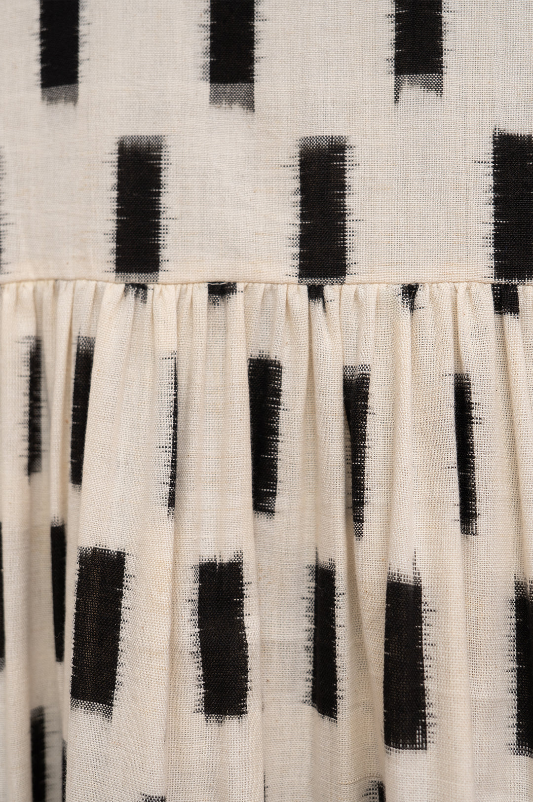 Black & White Double Ikat Dress