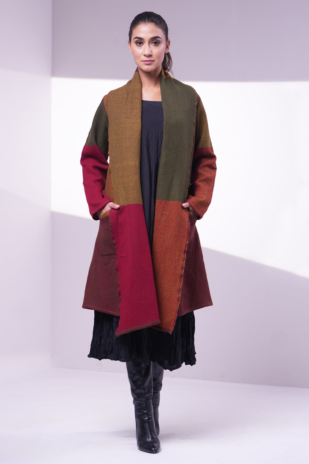 Multi Color Wool Jacket – Tulsi Online