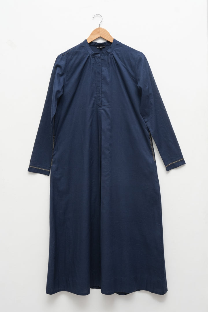 Navy Cotton Kurta