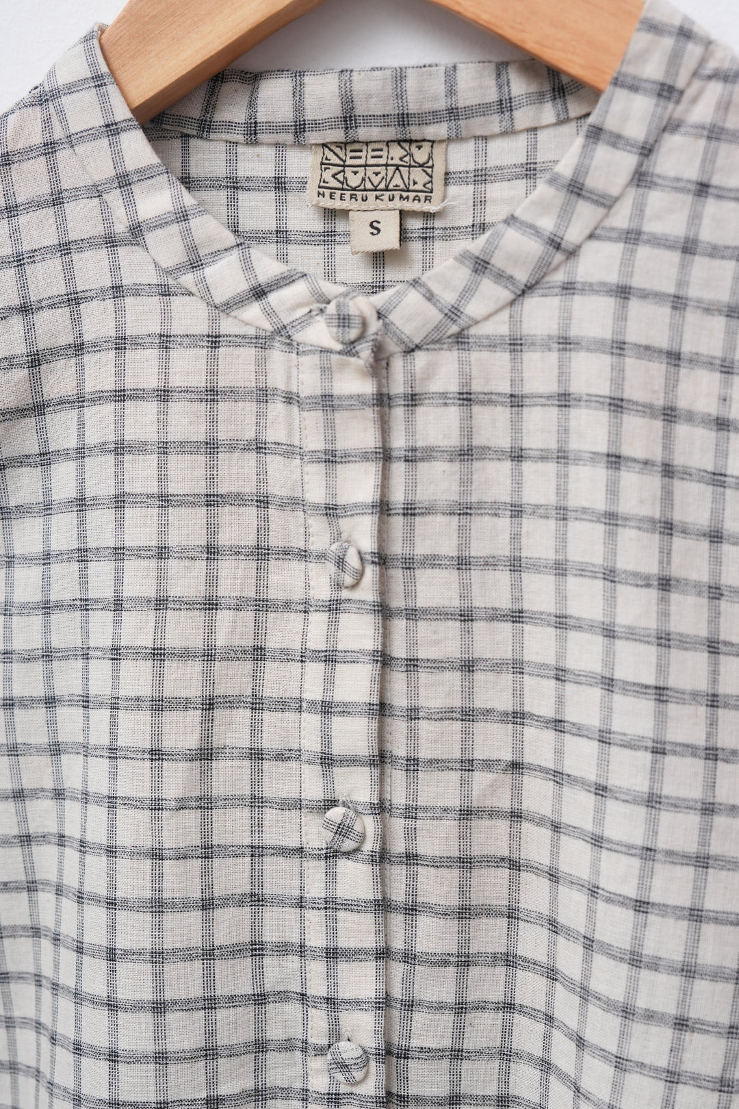White Woven Cotton Shirt