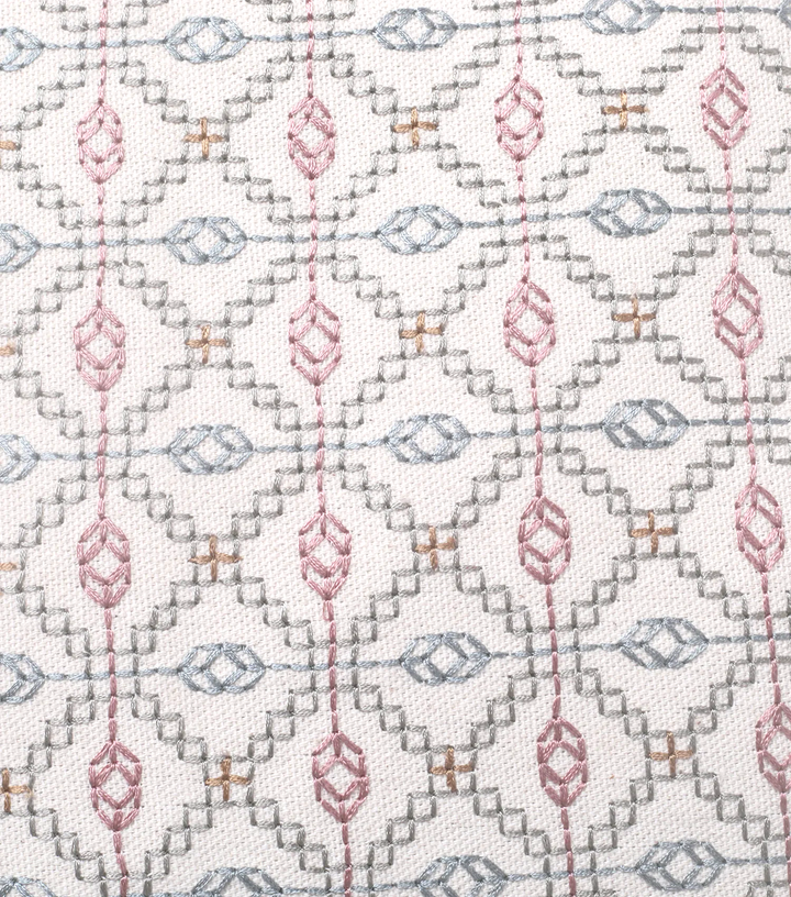 Natural vintage embroidery Cushion Cover
