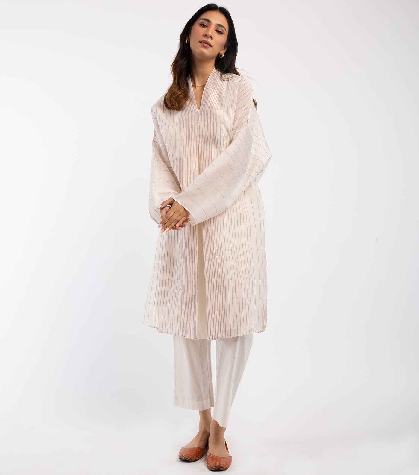 Natural Chanderi Tunic