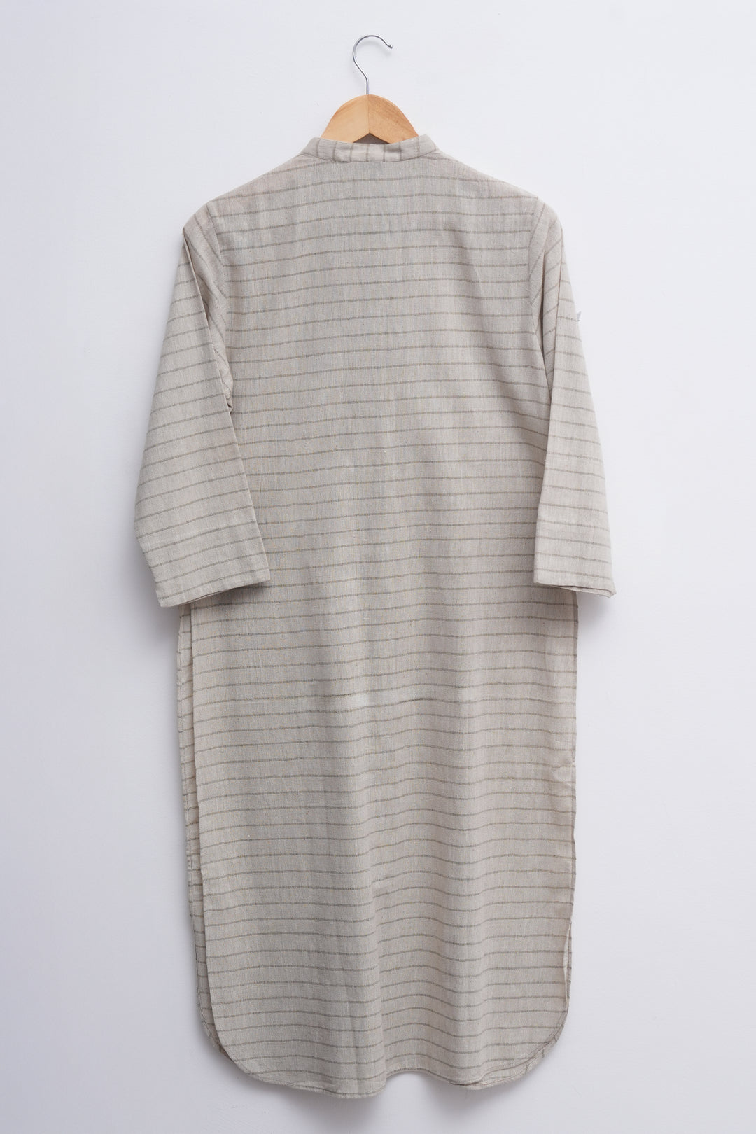 Natural Woven Cotton Shirt Kurta