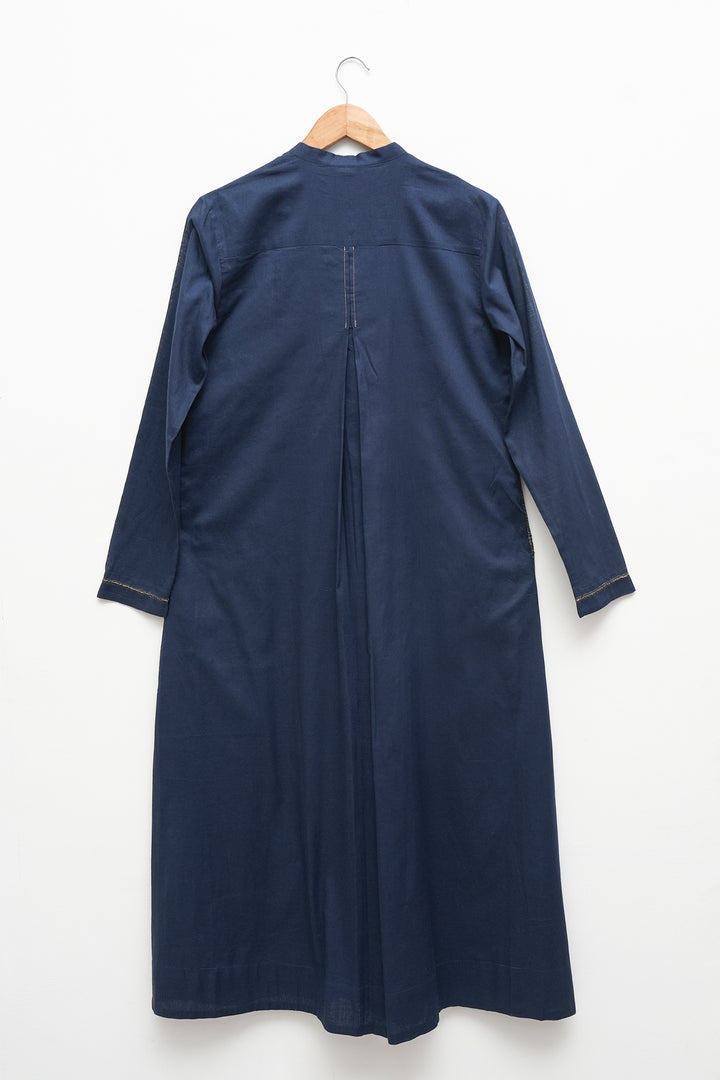 Navy Cotton Kurta