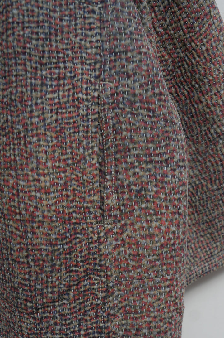 Multicolour Cotton Kantha Jacket