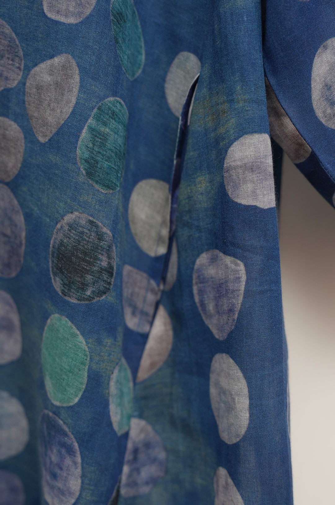 Indigo Pebble Cotton Shirt