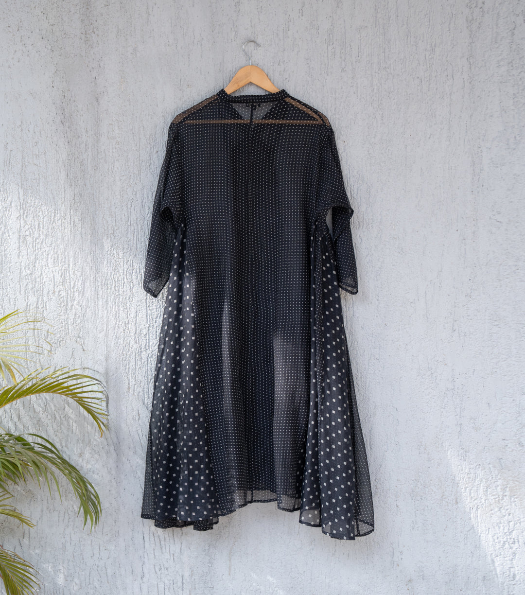 Chakor Print Chanderi Choga Set