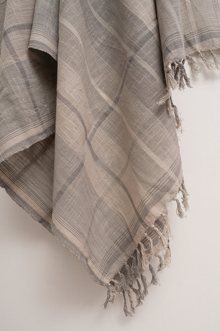 Handwoven Checked Cotton Towel