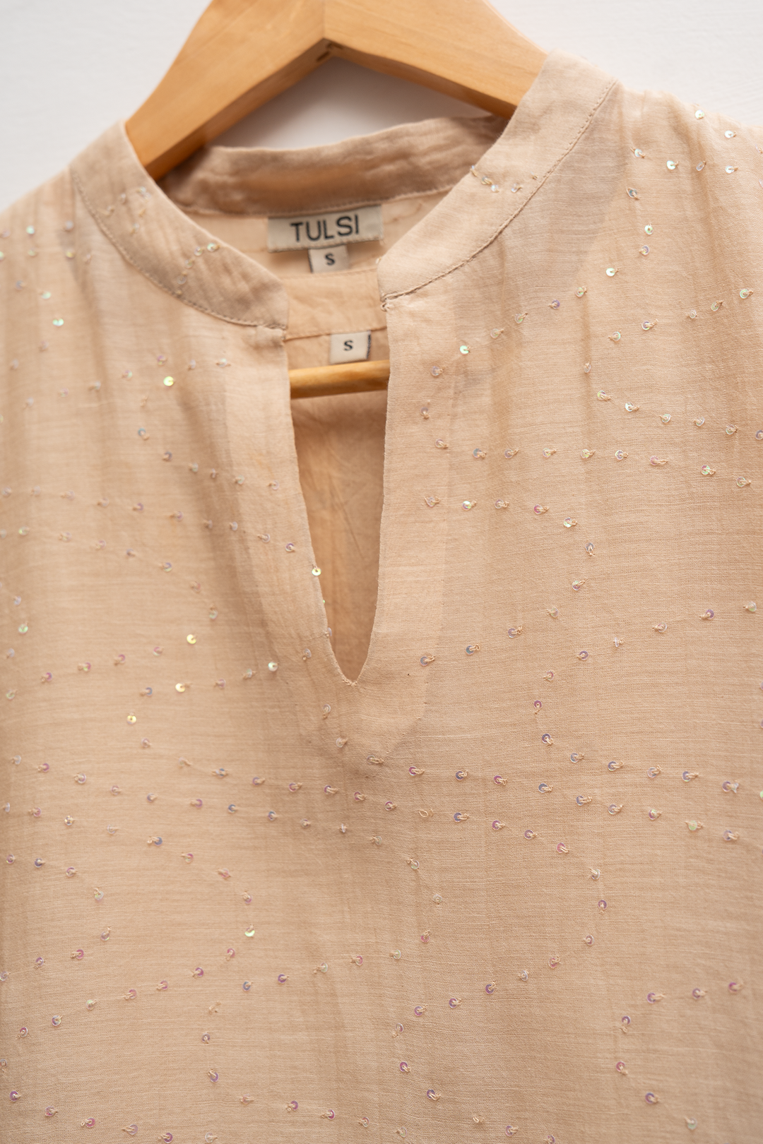 Beige Hand Embroidered Skirt Set with Kurti & Dupatta