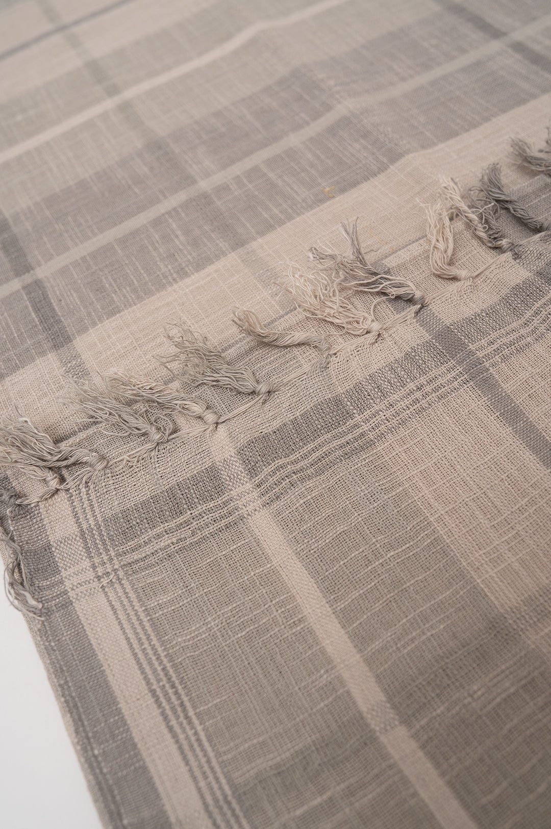 Handwoven Checked Cotton Towel