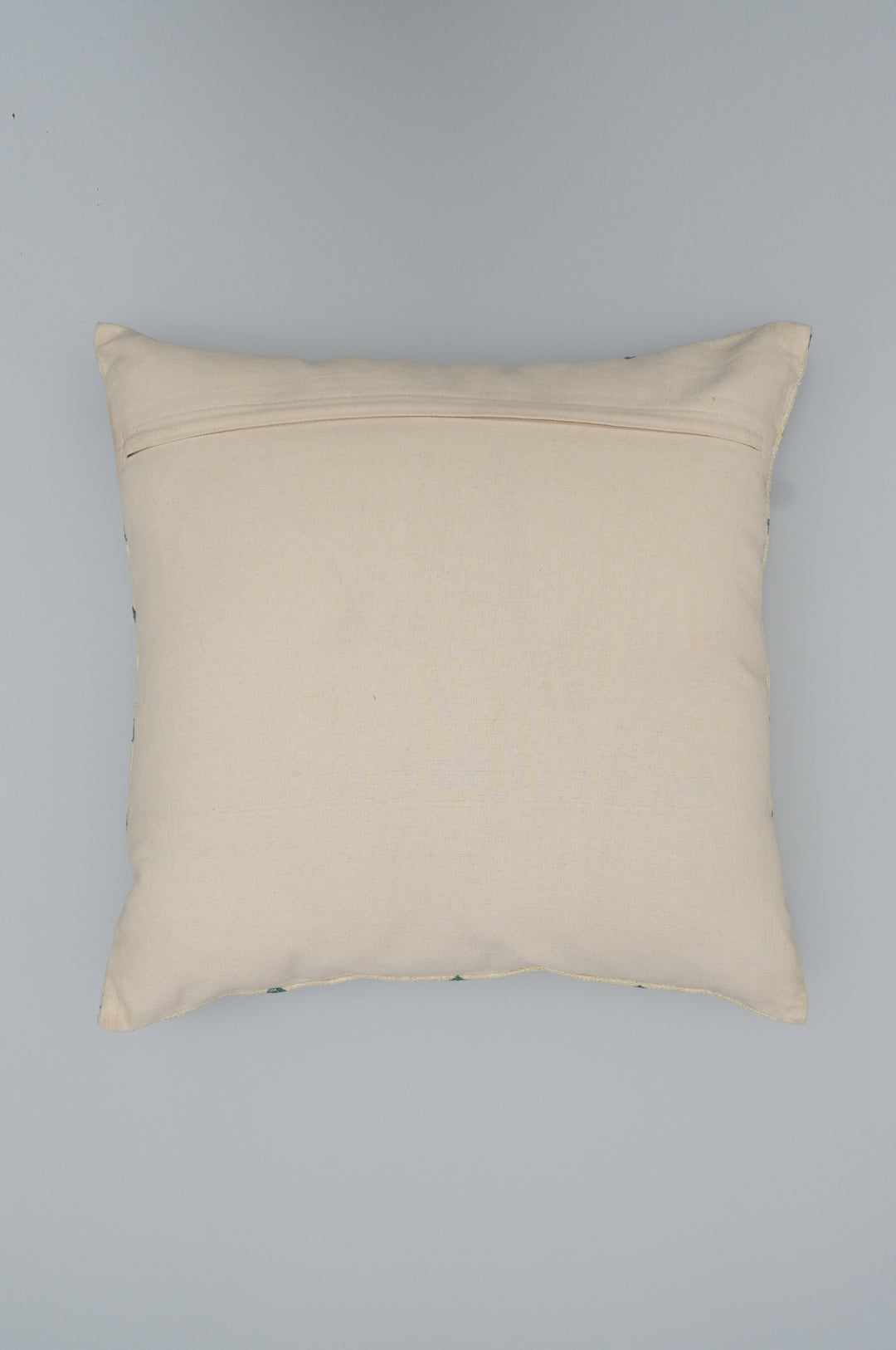 Sage & Ochre Geometric Tufted Cushion Cover