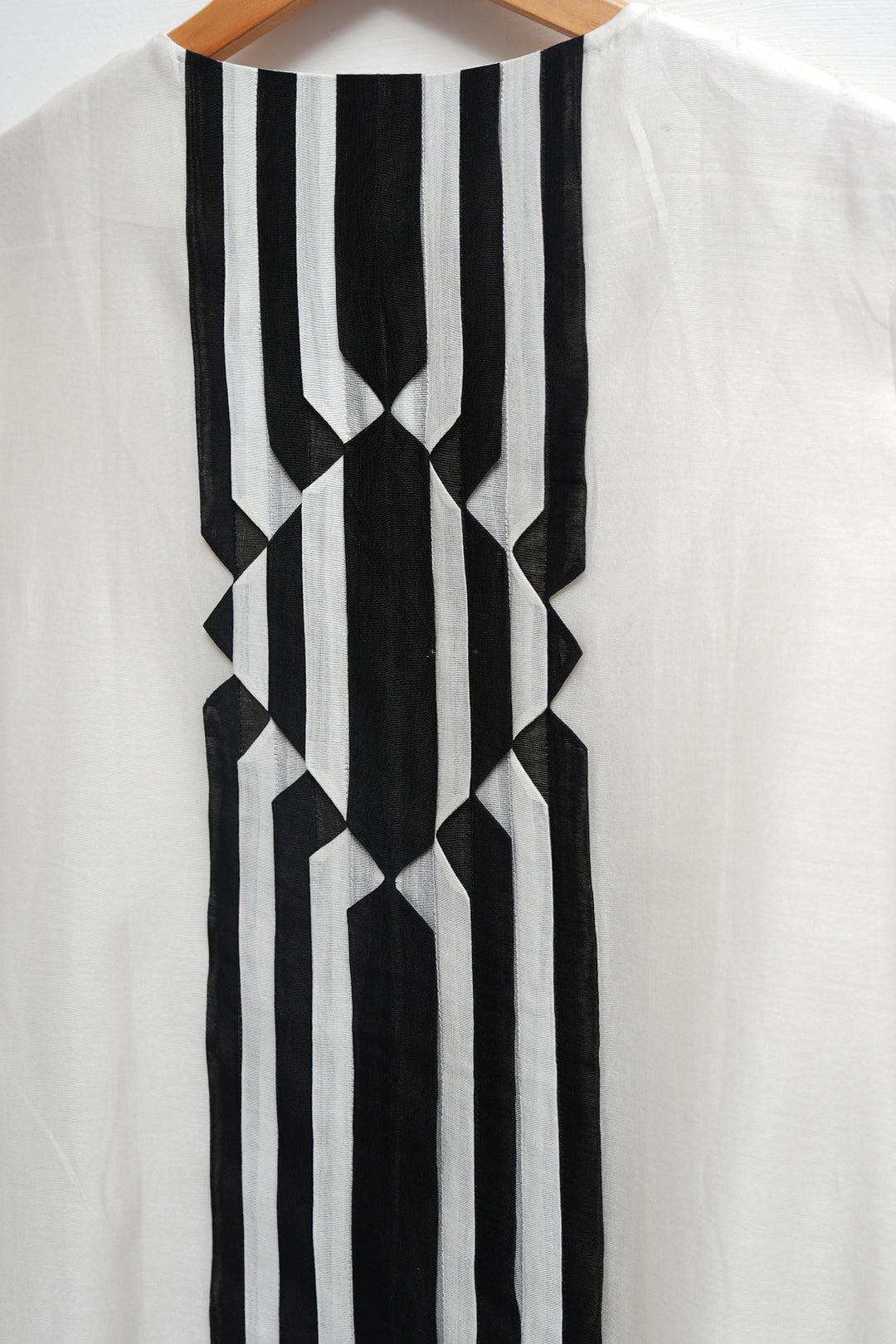 Origami Natural Pleated Dress
