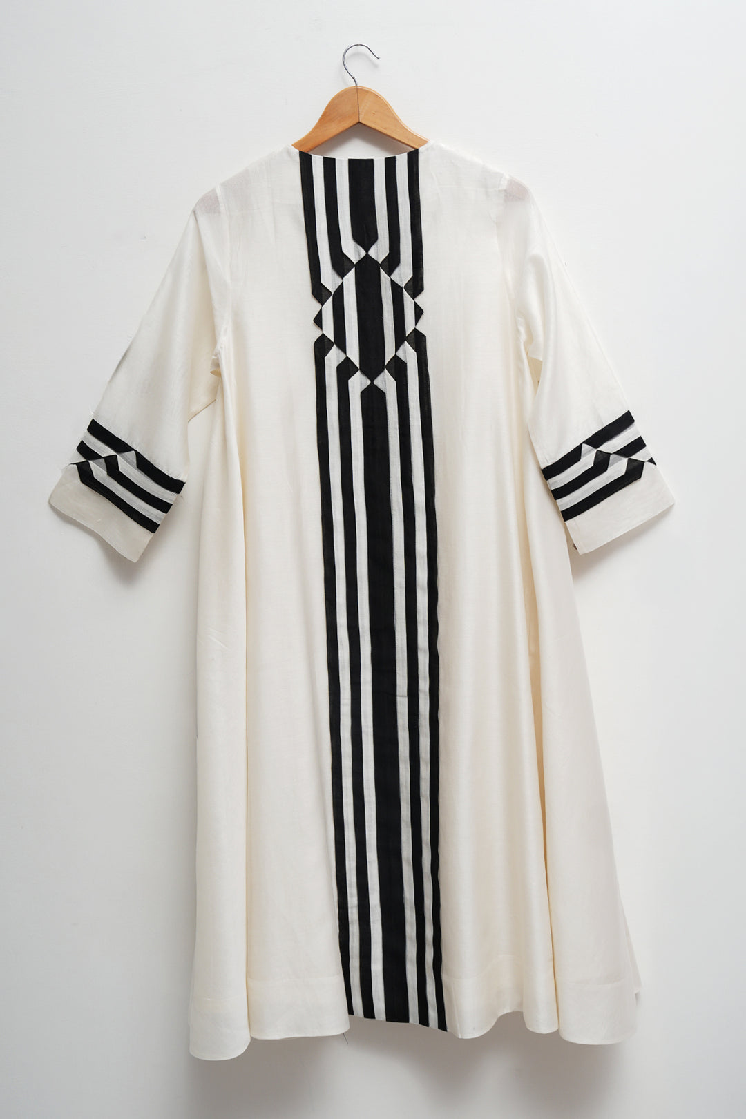 Origami Natural Pleated Dress